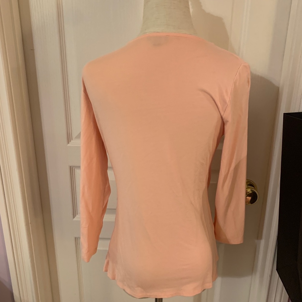 Talbots Ruched Top - Picture 3 of 5